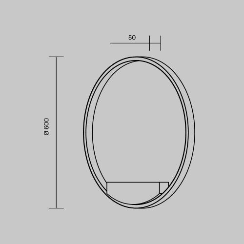 Фото Настенный светильник Maytoni Rim MOD058WL-L35BK