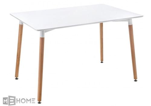 Фото Стол обеденный Woodville Table 120 white / wood