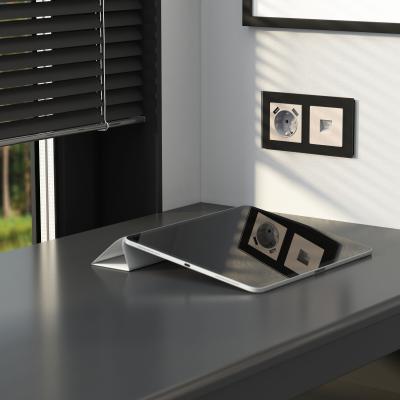 Фото Розетка Ethernet RJ-45 Werkel W1181013 перламутровый рифленый