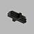 Коннектор прямой Denkirs DK Track Black TR1101-BK