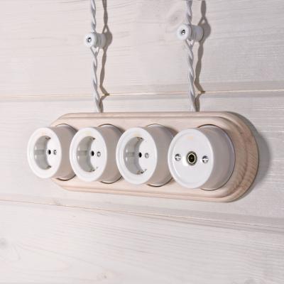 Фото Комплект изоляторов без винта 100 шт. белый Werkel Ретро W6431401