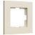Рамка из поликарбоната на 1 пост Werkel Slab W0012962 айвори софт