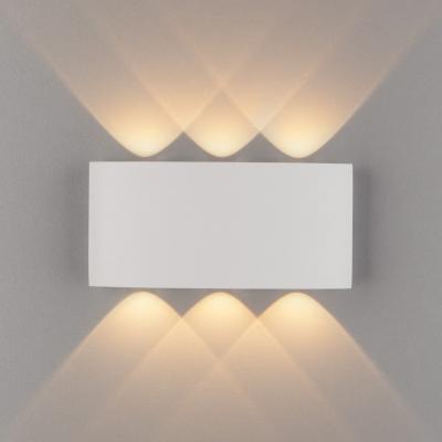 Фото Elektrostandard 1551 Techno LED светильник уличный настенный Twinky Trio белый