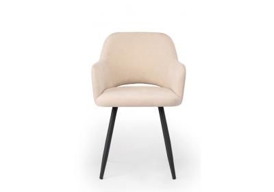 Фото Стул на металлокаркасе Notta Эолин бежевый / черный