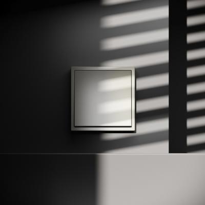 Фото Перекрестный переключатель одноклавишный Voltum S70, шелк, VLS010504