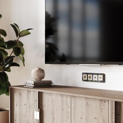 Фото ТВ-розетка оконечная Werkel W1183062 айвори матовый