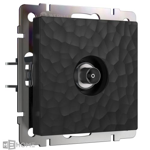 Фото ТВ-розетка оконечная Werkel Hammar W1283008 черный