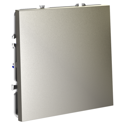 Фото Выключатель с самовозвратом одноклавишный Voltum S70, шелк, VLS010604