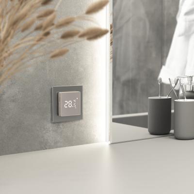 Фото Умный сенсорный терморегулятор  для теплого пола Werkel W1151217 дымчатый