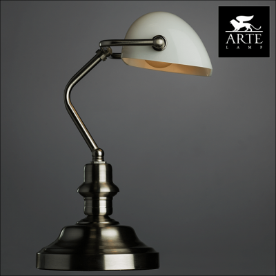 Фото Лампа настольная Arte Lamp BANKER A2491LT-1SS