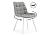 Стул на металлокаркасе Notta Челси 360 светло-серый / белый