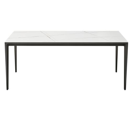 Фото Стол обеденный ESF DT-2010 белая керамика MR35 (180)