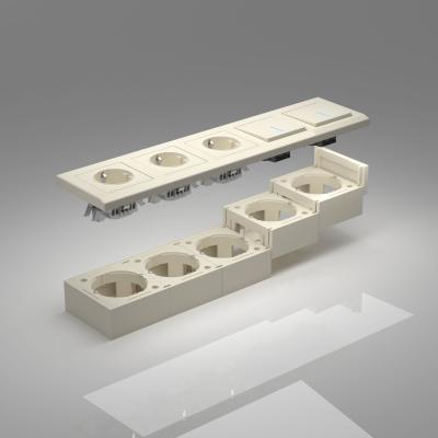 Фото Коробка для накладного монтажа Werkel W8000003 слоновая кость