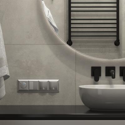 Фото Терморегулятор электромеханический для теплого пола Werkel W1151106 серебряный