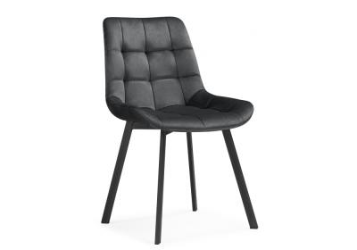 Фото Стул на металлокаркасе Notta Челси 360 темно-серый / черный