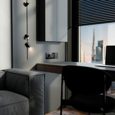 Фото Рамка из стекла на 3 поста Werkel Favorit W0031108 черный