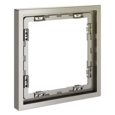 Фото Рамка пластиковая на 1 пост Voltum S70, шелк, VLS100104