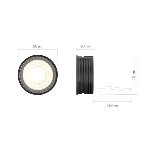 Фото Светодиодный модуль Denkirs Slim Led DK3000-7W-BK