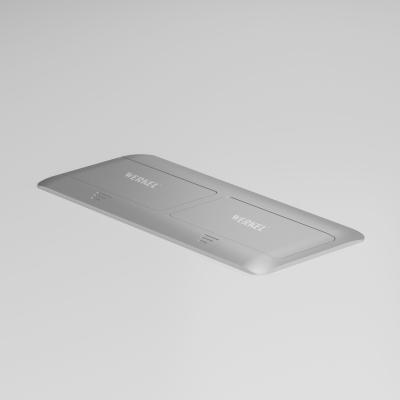 Фото Выдвижной блок лючок на 8 модулей Werkel W8078065 серебряный