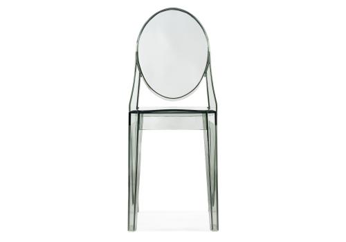 Фото Пластиковый стул Woodville Victoria clear gray