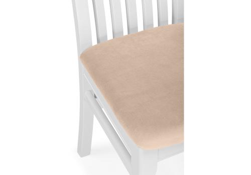 Фото Стул деревянный Woodville Арлет белый / tenerife latte