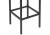 Фото Барный стул Woodville Лофт ткань канди грей / черный матовый