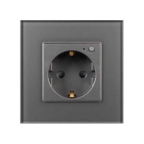 Фото Умная Wi-Fi розетка Arlight SCT-OMALI-EUZB1-PL-GR серая