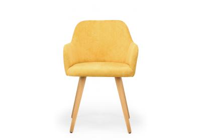 Фото Стул деревянный Notta Инфини горчичный / светлое дерево