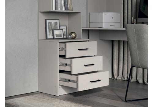 Фото Компьютерный стол Woodville Эльброни правый кашемир