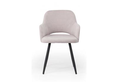 Фото Стул на металлокаркасе Notta Эолин светло-серый / черный