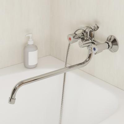 Фото Смеситель для ванны и душа с длинным изливом Milardo Tring TRISB02M10