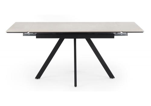 Фото Керамический стол Notta Вилли 120(180) сarmen light grey / черный