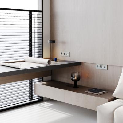 Фото Рамка пластиковая на 3 поста Voltum S70, сталь, VLS100305