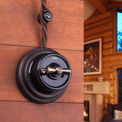 Фото Комплект изоляторов без винта 100 шт. Werkel Ретро W6431408 черный