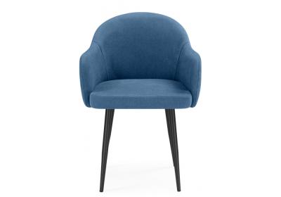 Фото Стул на металлокаркасе Woodville Морено синий / черный