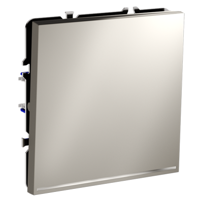 Фото Выключатель встраиваемый одноклавишный с подсветкой Voltum S70, кашемир, VLS010203