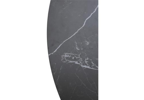 Фото Стол керамический Woodville Terni 120 керамика черный мрамор матовый matt black marble solid ceramic / черный