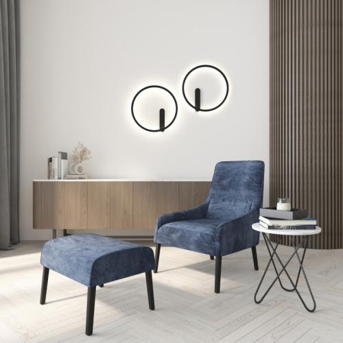 Фото Бра Denkirs Round DK5035-BK