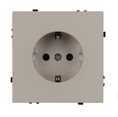 Фото Розетка с заземлением Arlight Nobe 059452 кашемир