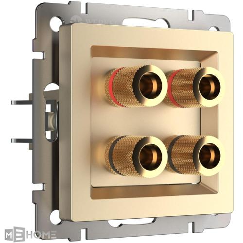 Фото Акустическая розетка Werkel W1185011 шампань