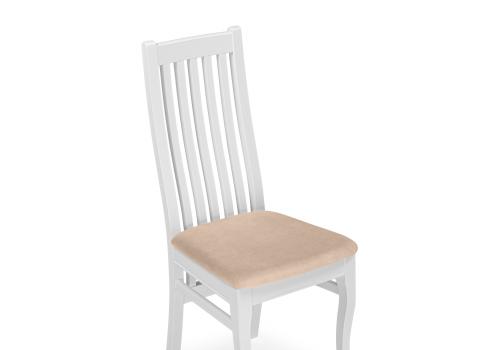 Фото Стул деревянный Woodville Арлет белый / tenerife latte
