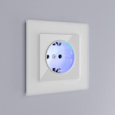 Фото Рамка из стекла на 1 пост Werkel Favorit W0011105 белый матовый