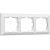 Рамка из пластика на 3 поста Werkel Fiore W0032201 белый