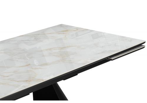 Фото Керамический стол Woodville Шелтон 180(260) carla larkin / черный