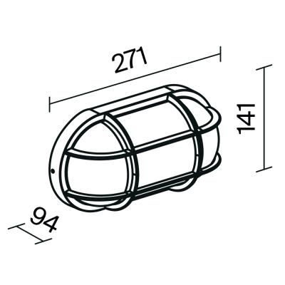 Фото Настенный светильник уличный Maytoni Candle O449WL-01GF1