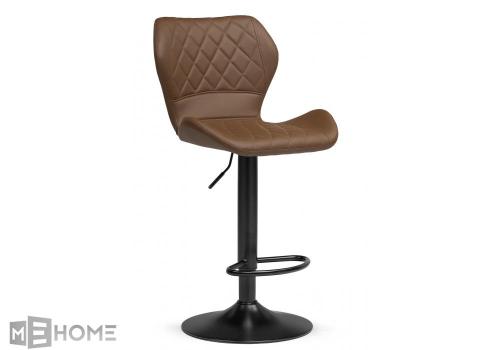 Фото Барный стул Woodville Porch brown / black