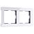Рамка из акрила на 2 поста Werkel Acrylic W0022701 белый