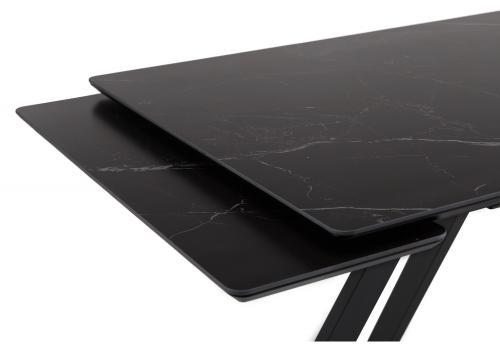 Фото Керамический стол Notta Вилли 120(180) shakespeare black / черный