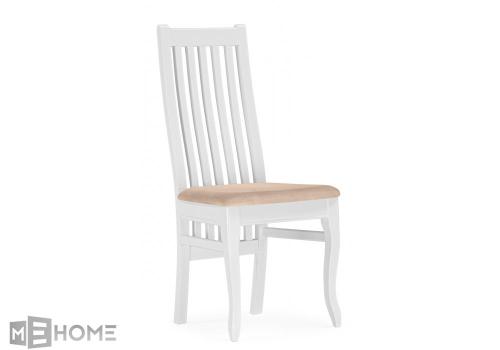 Фото Стул деревянный Woodville Арлет белый / tenerife latte