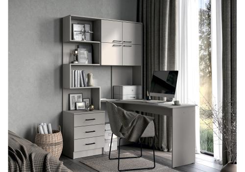 Фото Компьютерный стол Woodville Эльброни правый кашемир